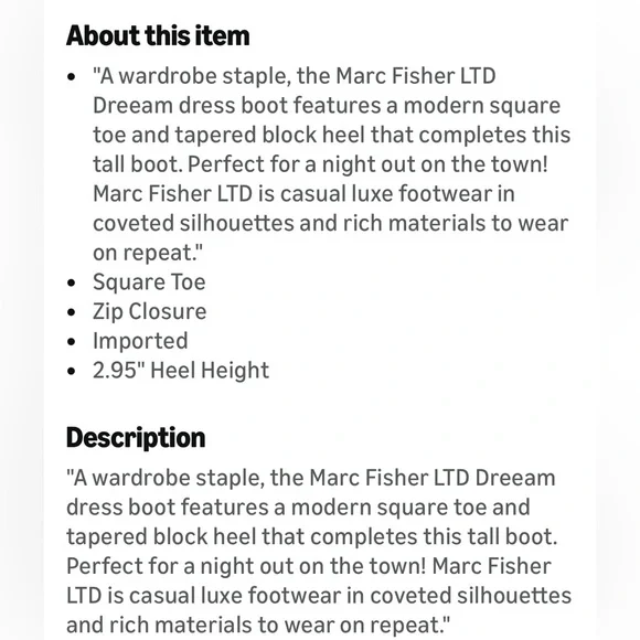 Marc fisher Brown Knee-High Leather Boots - Picture 6 of 6